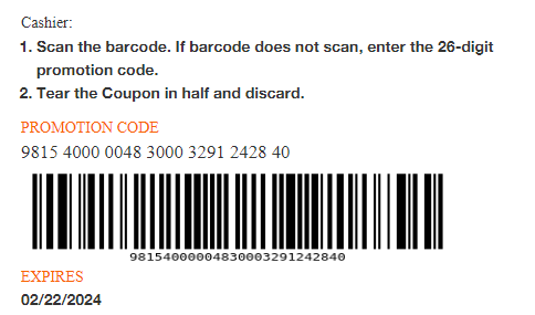 Example Home Depot Coupon