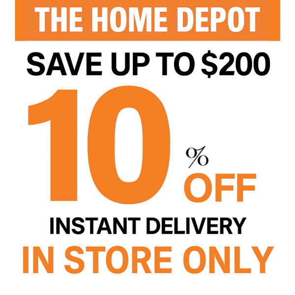 HD coupon 10 OFF coupon Home depot The home depot
