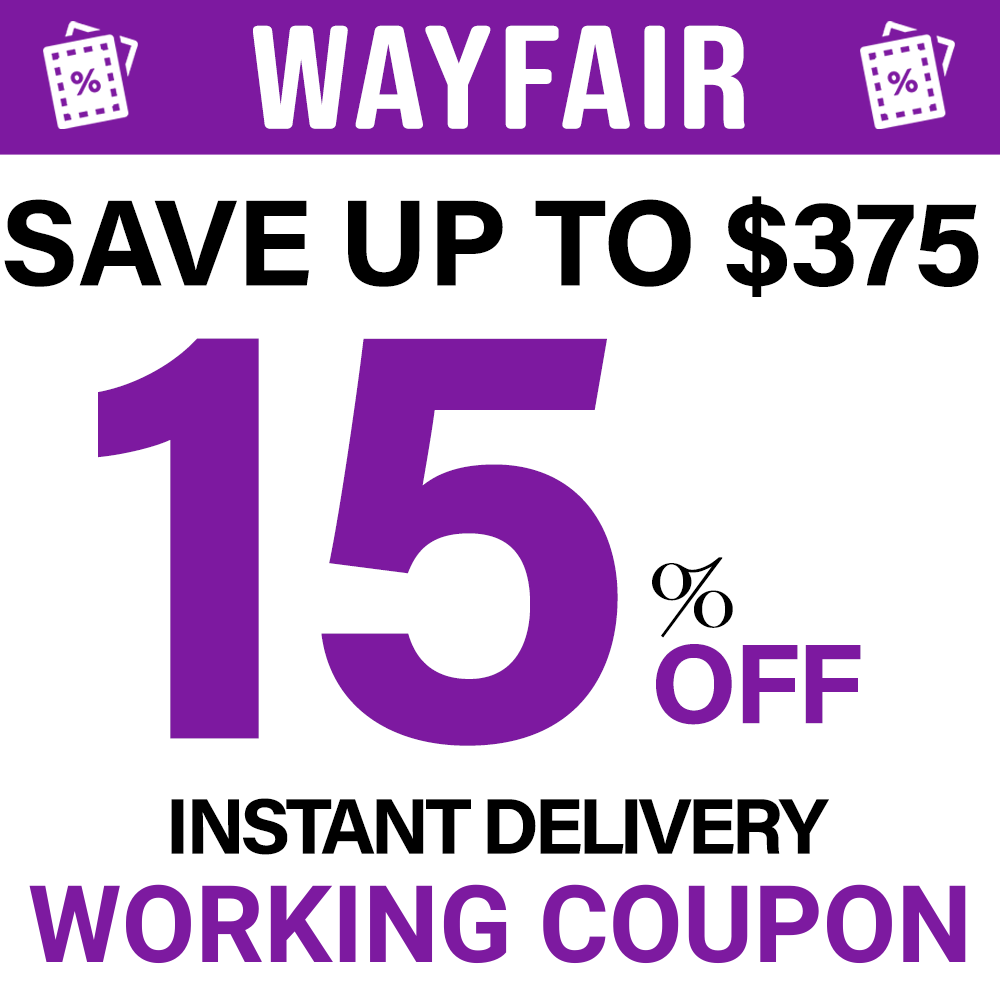 Wayfair 15% OFF Coupon - Guaranteed To Work, INSTANT Delivery!